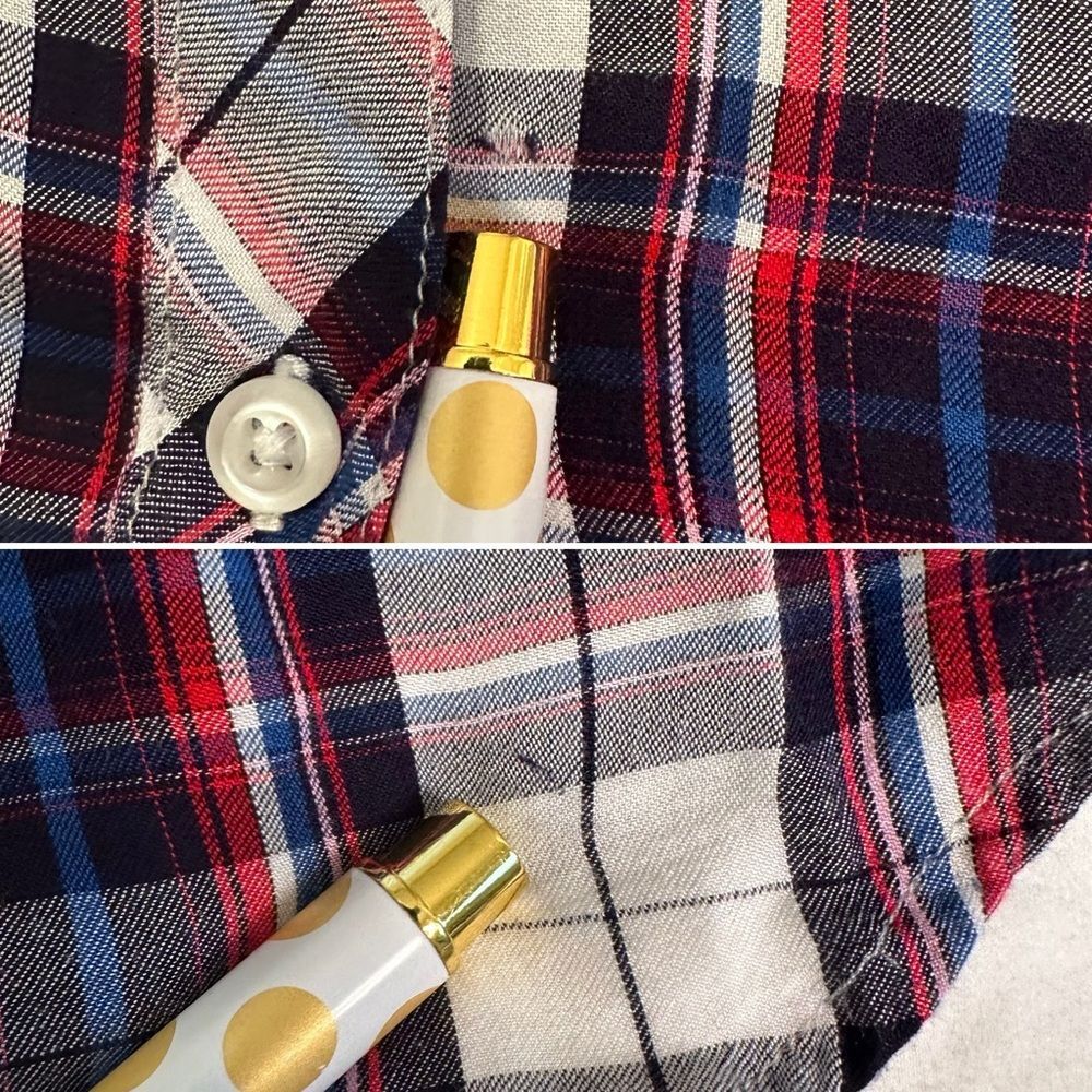 Rails Carmen Plaid Button Down Shirt - Long Sleeve, Soft Rayon, Size Small - Picture 12 of 12